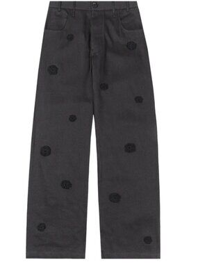 Song for the Mute Daisy Long Work Pants 'Black'